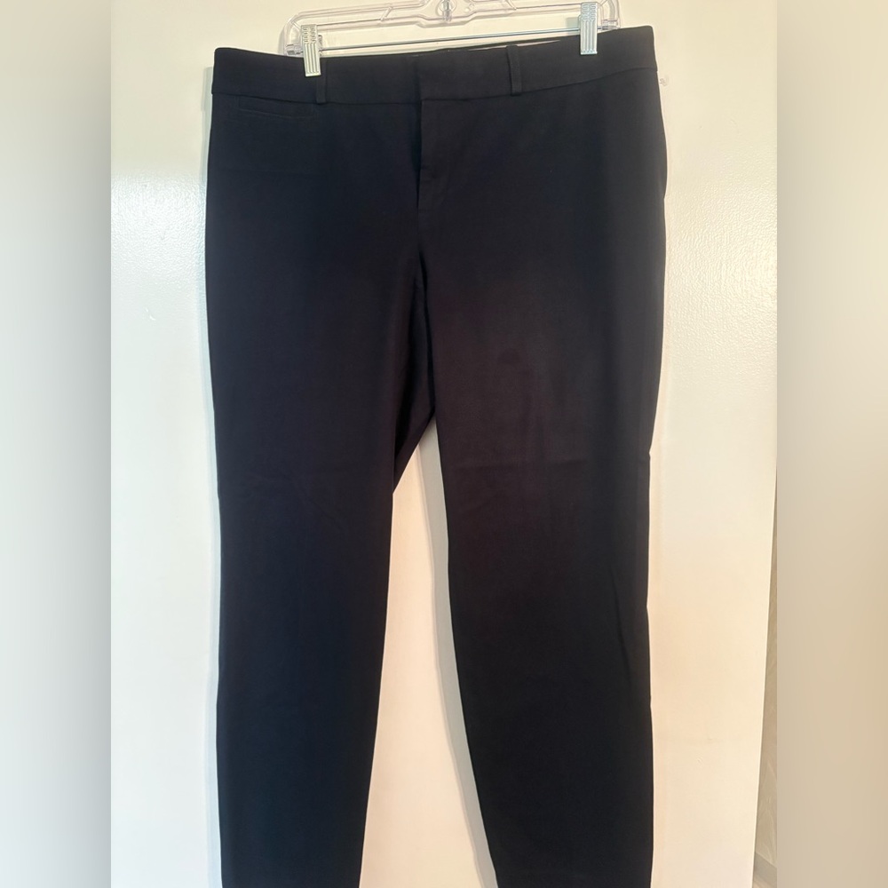 Banana Republic Sloan Pants Size 12 Navy Blue Slim Career Office Trousers